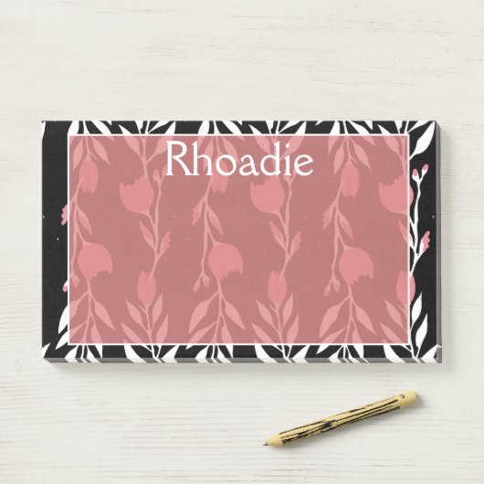 Duizelingwekkende Rozen wijnstok Post-it® Notes (Op bureau)