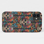 Duizelingwekkende Sugar Skull Art: Dag van de Dode Case-Mate iPhone Case (Achterkant (horizontaal))