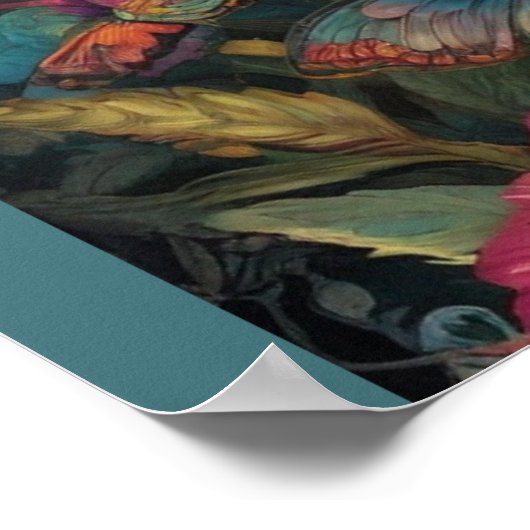 Duizelingwekkende Sugar Skull Art: Dag van de Dode Poster (Hoek)