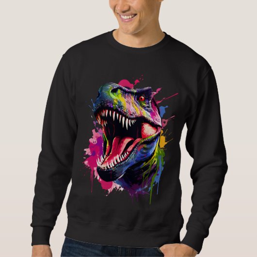 Duizelingwekkende T-Rex Trui (Voorkant)