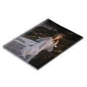 duizelingwekkende vrouwen die op stenen spiraalboe notitieboek (Linkerzijde)