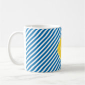 Duizelling Blue Stripe Monogram Mok (Links)