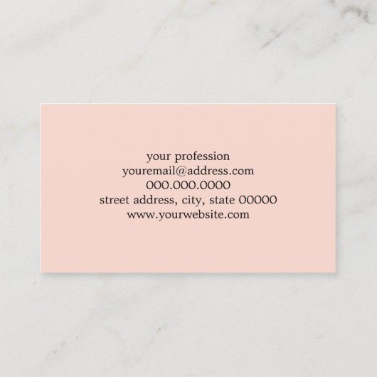 Duizelroze, grijze en gouden geometrische driehoek visitekaartje (Achterkant)