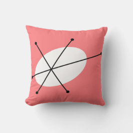 Duizelroze vierkant kussen