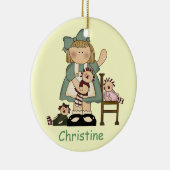 Duizels- en dolomierversiering keramisch ornament (Rechts)