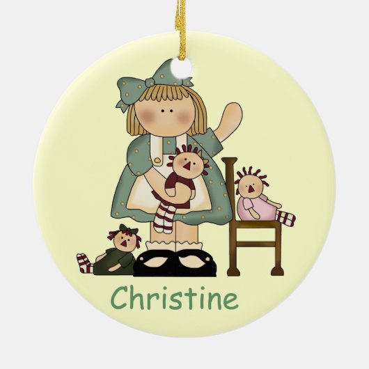 Duizels- en dolomierversiering keramisch ornament (Achterkant)