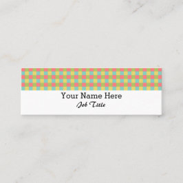 Duizels Witte streep Mini Visitekaartje