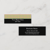 Duizels Zwarte stripe Mini Visitekaartje (Voorkant / Achterkant)