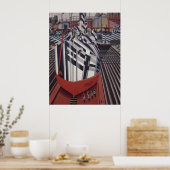 Duizelschepen in Drydock poster 24 x31" (Keuken)