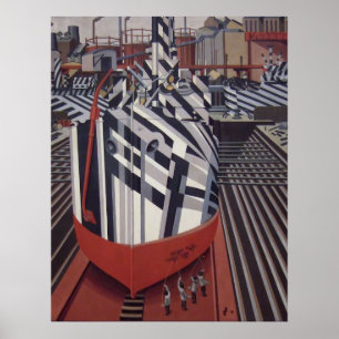 Duizelschepen in Drydock poster 24 x31"