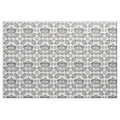 Duizelse garnalen, wit weefsel, koningin van harte stof (Fat Quarter)