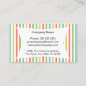 Duizelstripe Classic Plaque visitekaartje (Achterkant)