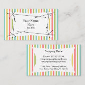 Duizelstripe Classic Plaque visitekaartje (Voorkant / Achterkant)