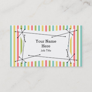 Duizelstripe Classic Plaque visitekaartje