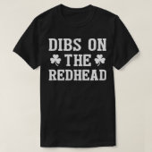 Duizelt op het Shirt van Redhead Funny St Patricks (Design voorkant)