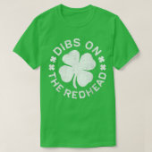Duizelt op het Shirt van Redhead Funny St Patricks (Design voorkant)