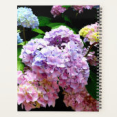 Duizeltuin, roze, blauwe paarse bruiloft planner (Achterkant)
