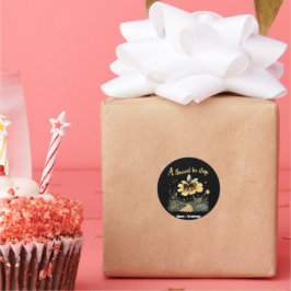 Duizend bijen steken gedurfde Design Ronde Sticker