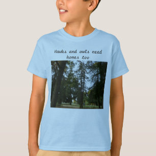 Duizend bomen van het het parkbehoud van Eiken en T-shirt