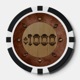 Duizend Dollar Oude West Stijl Poker Chips