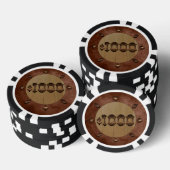 Duizend Dollar Oude West Stijl Poker Chips (Opstapeling)