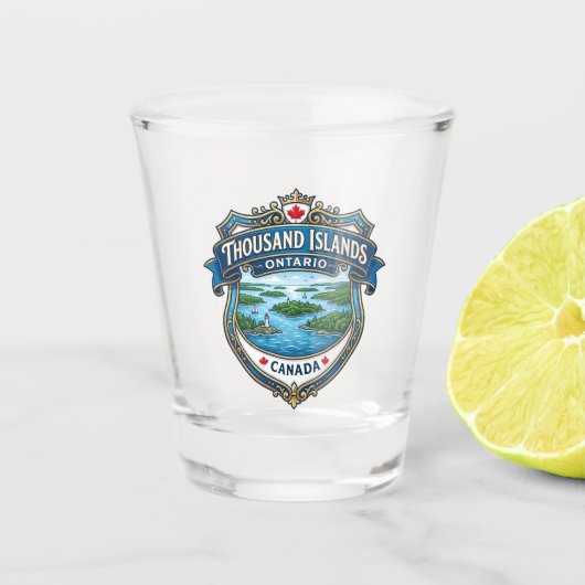 Duizend Eilanden Canada Shot Glas (Voorkant)