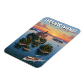 Duizend eilanden Ontario Canada Magneet (Linkerzijde)