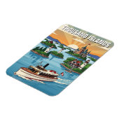 Duizend Eilanden Ontario Canada Magneet (Linkerzijde)
