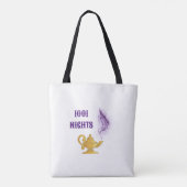 Duizend-en-een-nacht Aladdin Magische Geest Tote Bag (Achterkant)