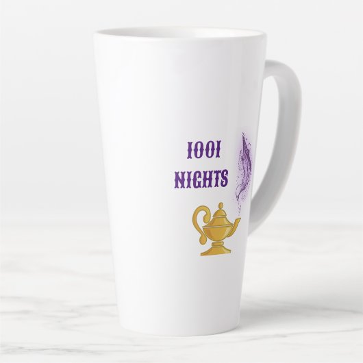Duizend en een nachten Aladdin Magic Genie Latte Mok (Rechterhoek)