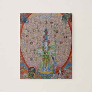 Duizend gewapende Avalokiteshvara Puzzle Legpuzzel