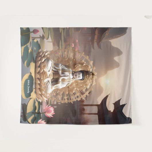 Duizend-Hand Guanyin Chinees Landschap Tapestry Wandkleed (Voorkant (horizontaal))