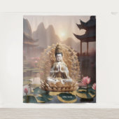 Duizend-Hand Guanyin Chinees Landschap Tapestry Wandkleed (Voorkant)