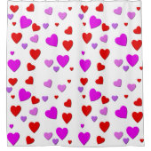 duizend harten voor je douchegordijn (Voorkant)