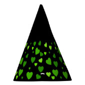 duizend harten voor je met zwarte achtergrond feesthoedjes (Rechts)