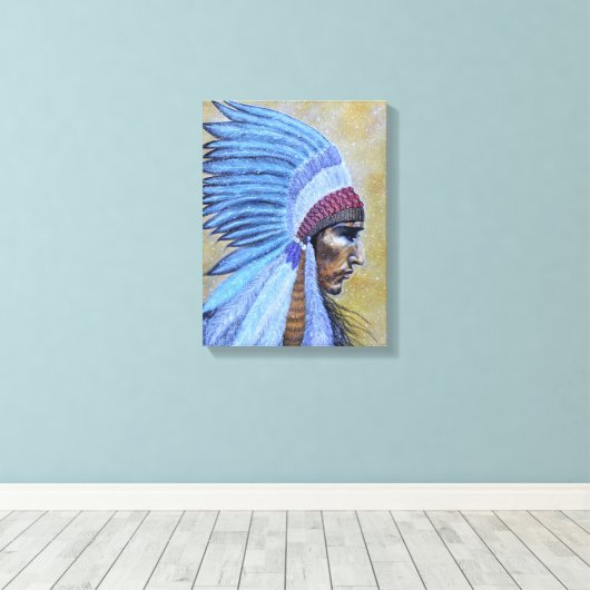 Duizend jaar canvas afdruk (Insitu (Houten vloer))