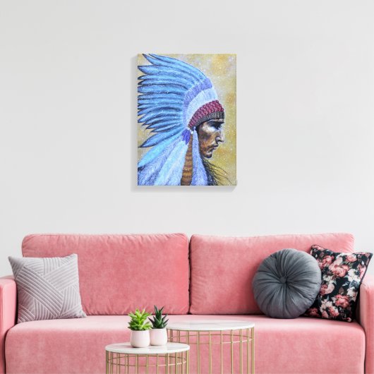 Duizend jaar canvas afdruk (Insitu (Woonkamer))