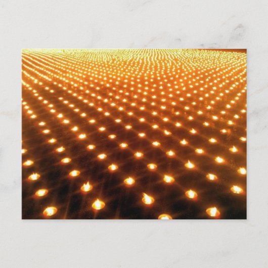 Duizend kaarsen briefkaart (Voorkant)