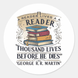 Duizend levens Sticker