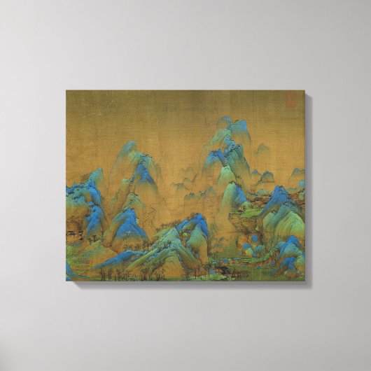 Duizend Li van de rivier en de bergen Wang Ximeng Canvas Afdruk (Voorkant)