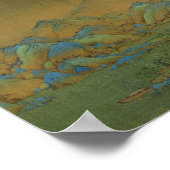 Duizend Li van de rivier en de bergen Wang Ximeng Poster (Hoek)