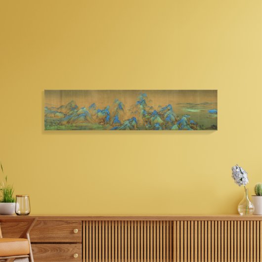 Duizend Li van de Rivieren en de bergen Canvas Afdruk (Insitu (Woonkamer))