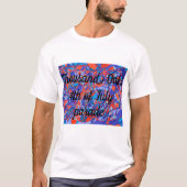 Duizend Oaks 4 juli parade San Jose abstract T-shirt (Voorkant)