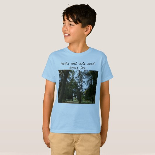 Duizend Oaks park behoud bomen en landschap T-shirt (Voorkant volledig)