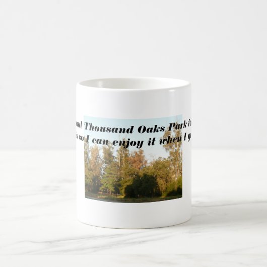 Duizend Oaks park blijven dezelfde bomen Koffiemok (Center)
