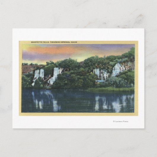 Duizend SPRings, Uitzicht van Herfsten IDQuartette Briefkaart (Voorkant)