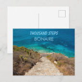 Duizend stappen bonaire briefkaart (Voorkant / Achterkant)