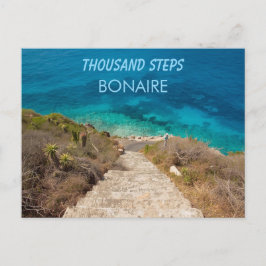 Duizend stappen bonaire briefkaart