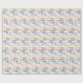 Duizend woorden - 1000 woorden cadeaupapier (Vlak)