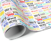 Duizend woorden - 1000 woorden cadeaupapier (Rol Hoek)